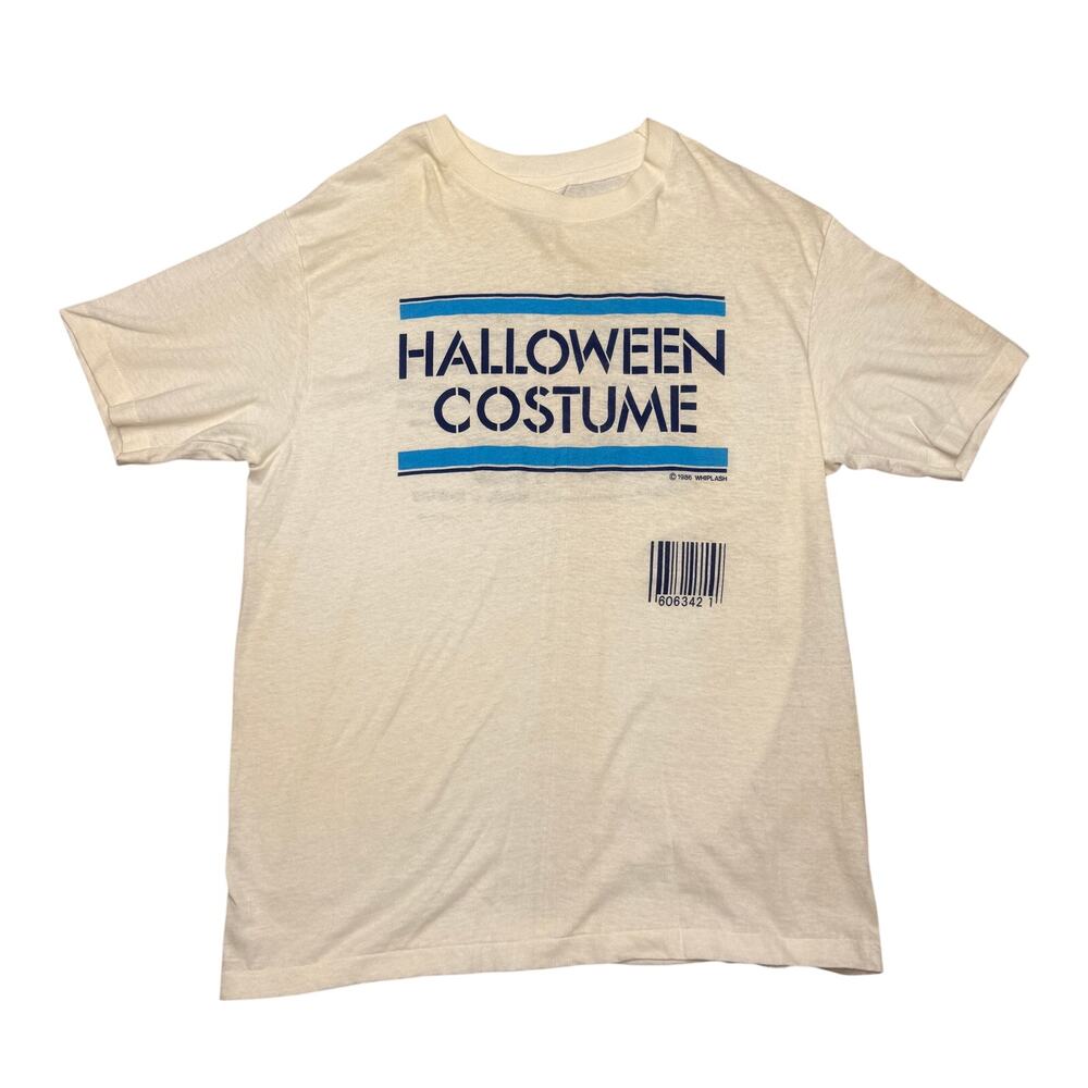 Vintage 80s Generic Halloween Costume T Shirt Men's Large Witch Vampire Playboy